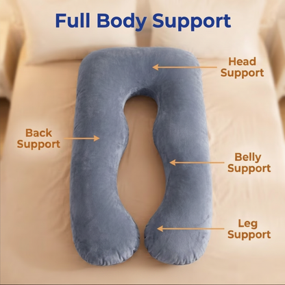 Full Body Support Pregnancy Pillow Infographic