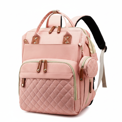 Premium Pink Diaper Backpack